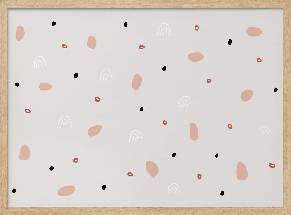 Scattered Organic Shapes | Poster
