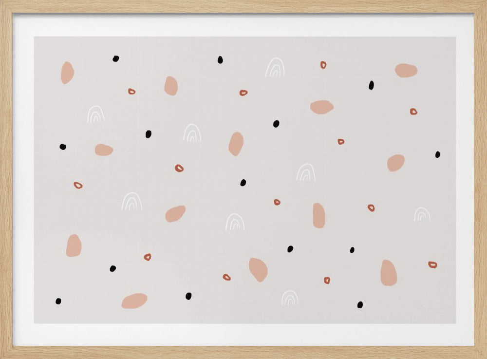 Scattered Organic Shapes | Poster