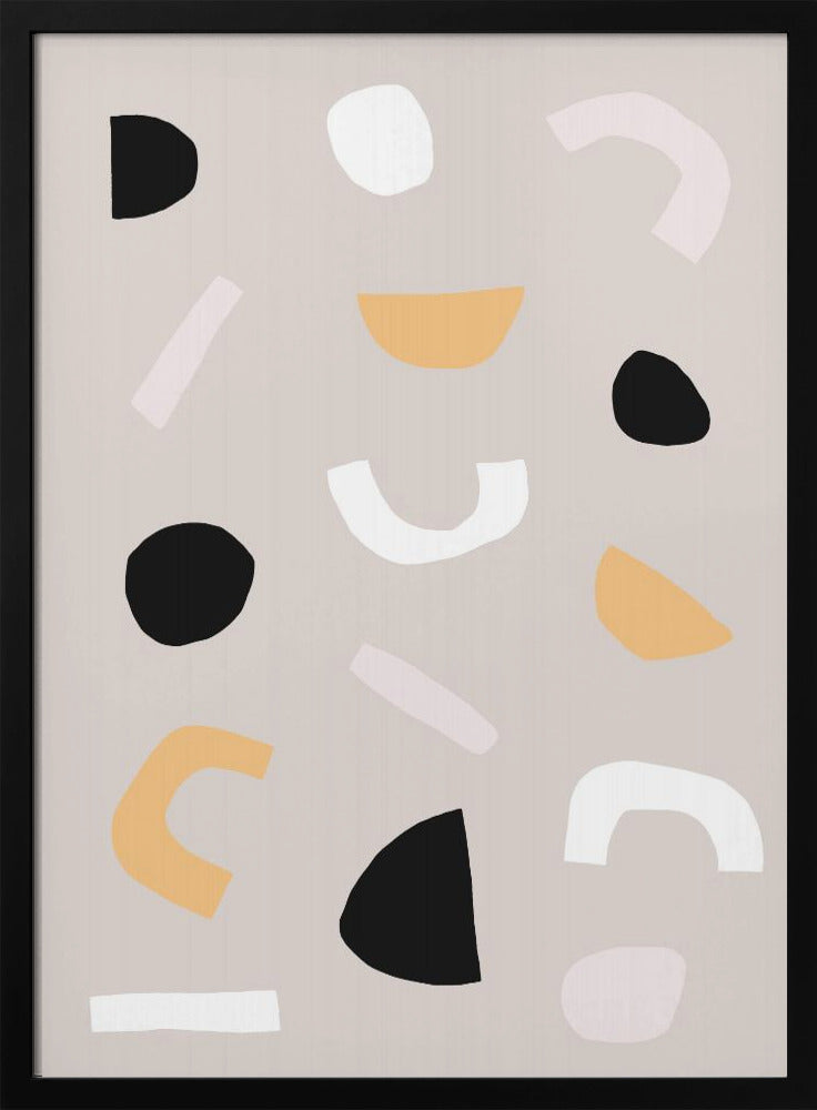 Geometric Shapes in Neutral Tones | Poster