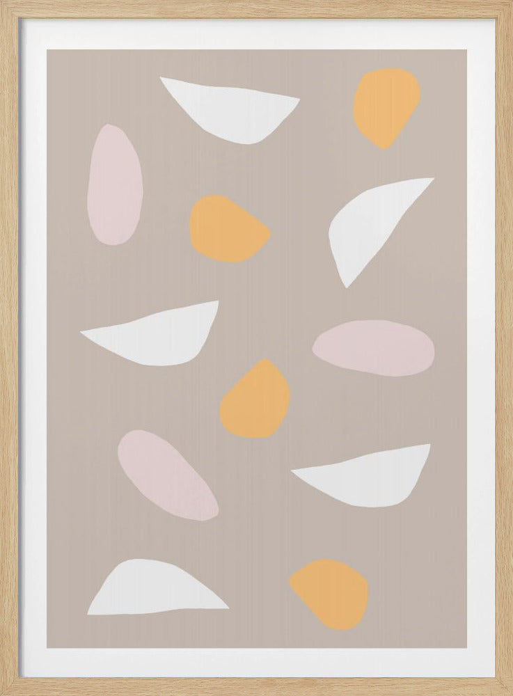 Minimalist Pastel Shapes | Poster