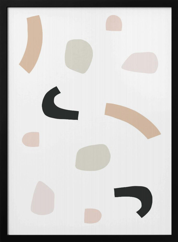 Organic Shapes and Neutral Tones | Poster
