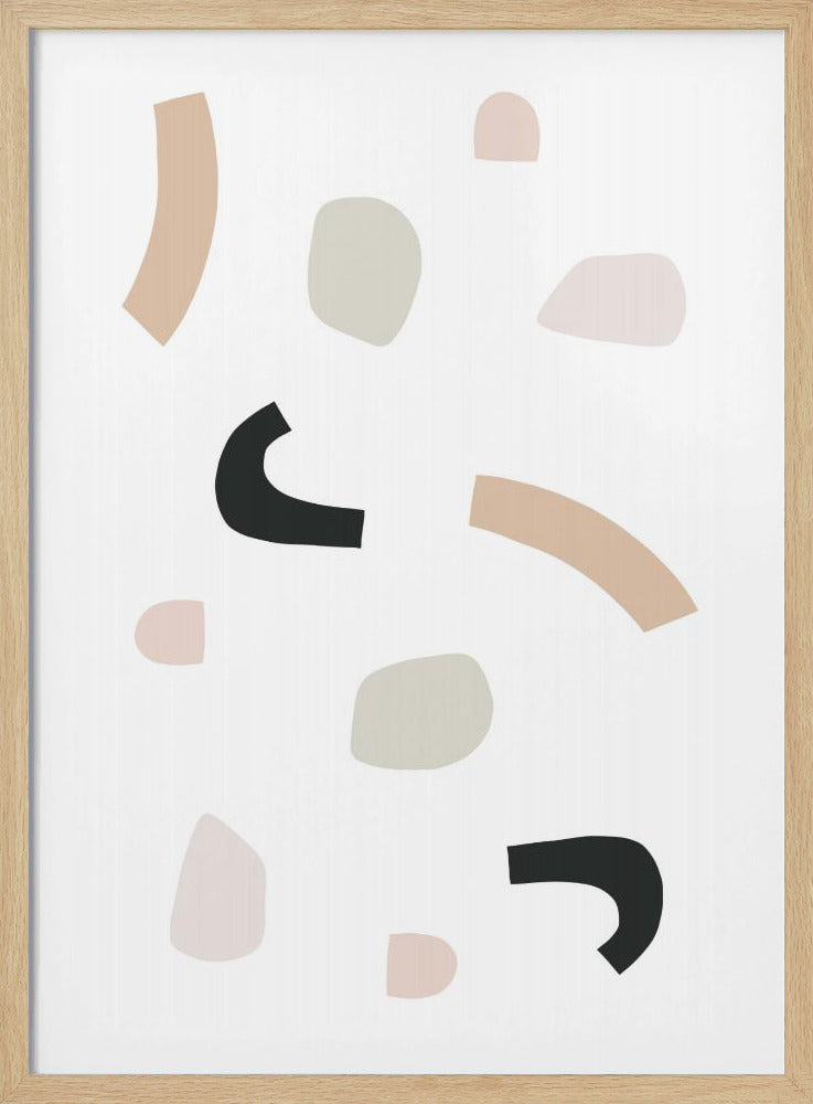 Organic Shapes and Neutral Tones | Poster