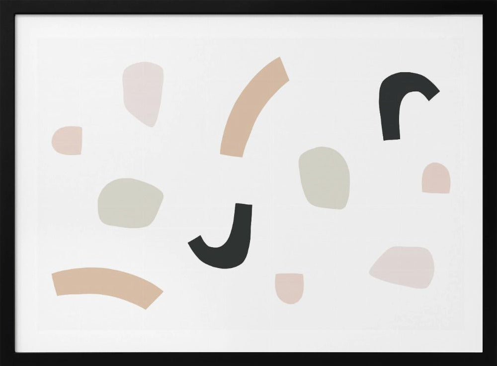 Organic Shapes and Neutral Tones | Poster