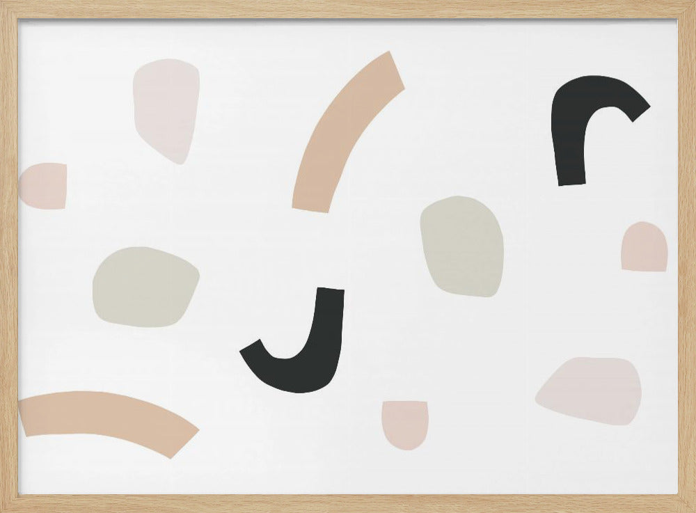 Organic Shapes and Neutral Tones | Poster