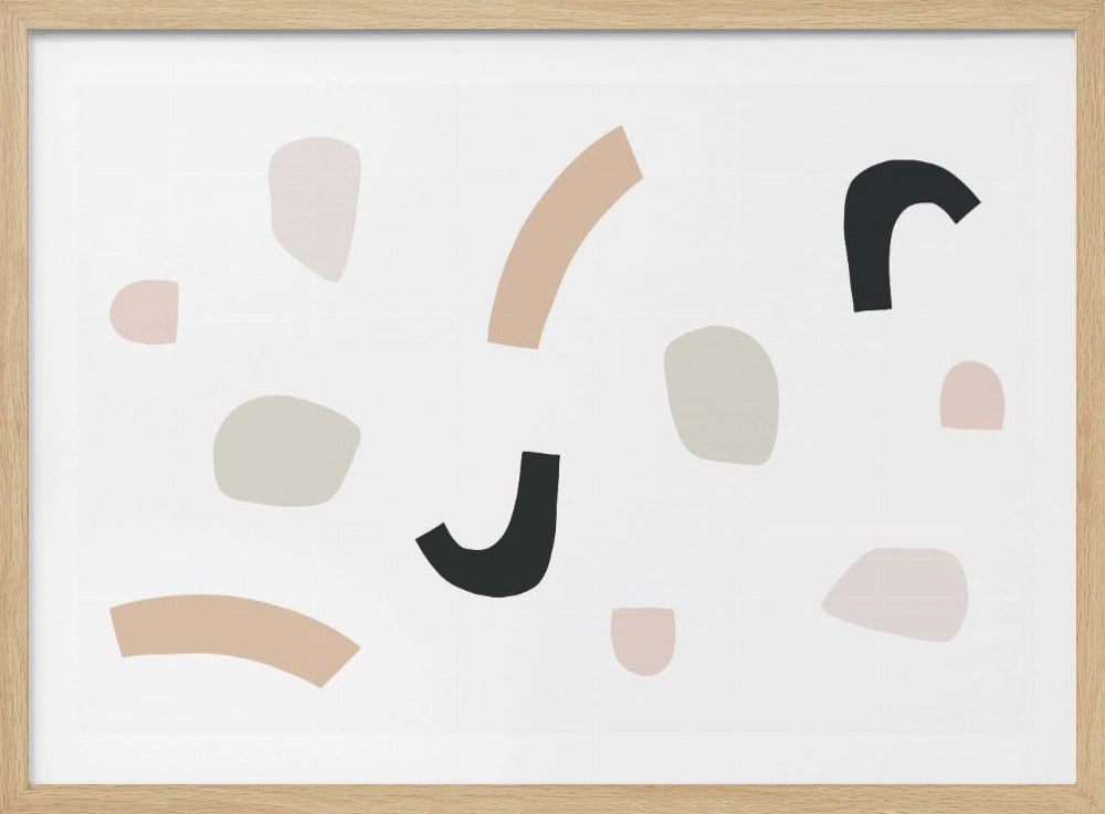 Organic Shapes and Neutral Tones | Poster