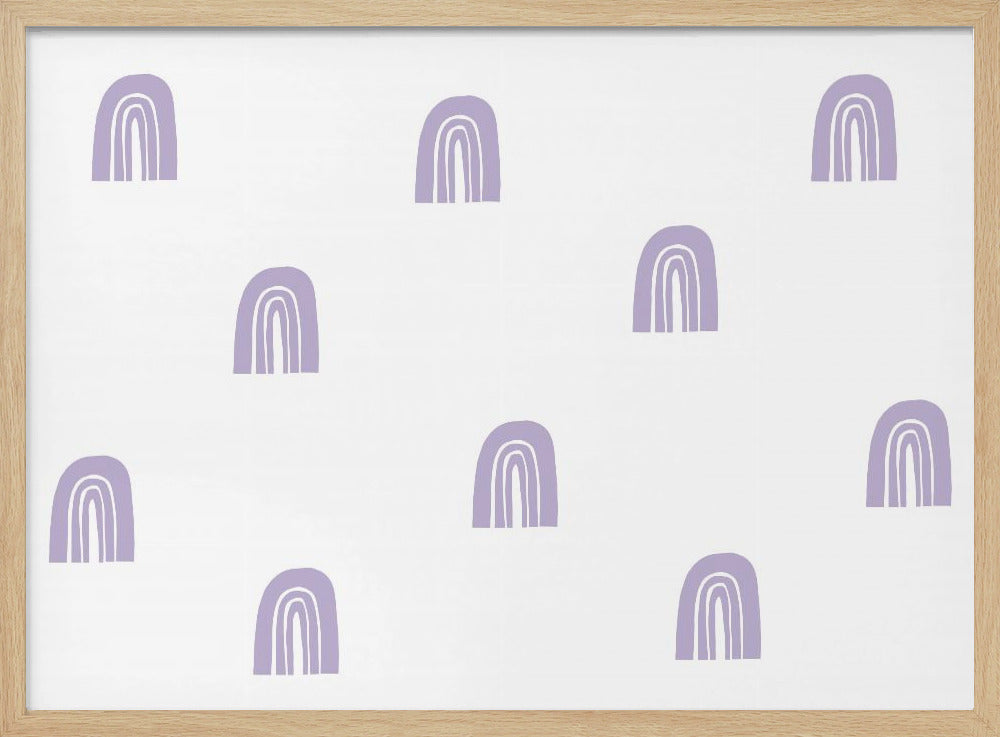 Lavender Arches | Poster