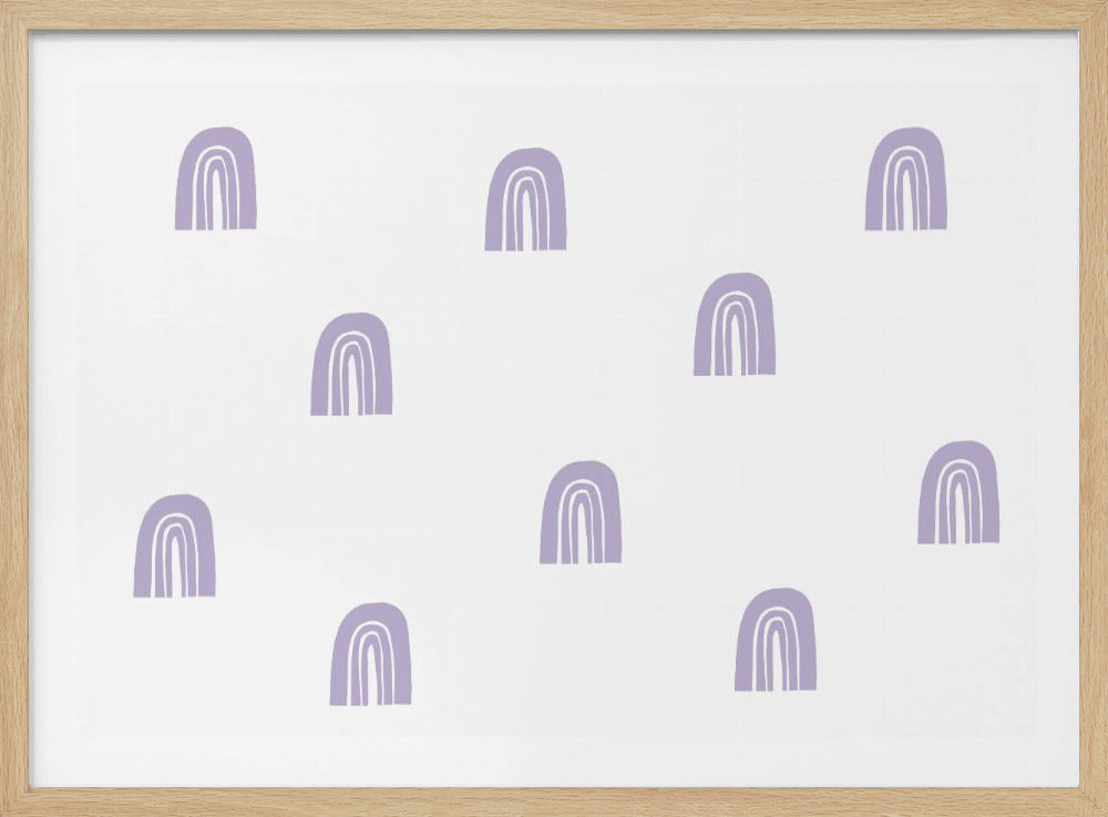 Lavender Arches | Poster