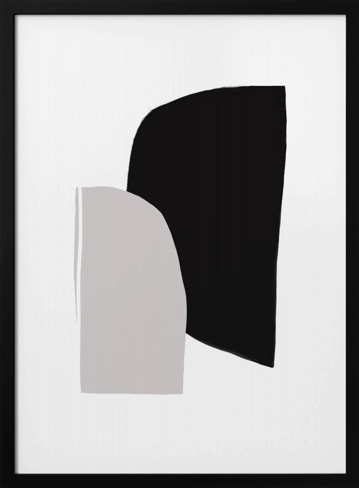 Monochrome Shapes | Poster