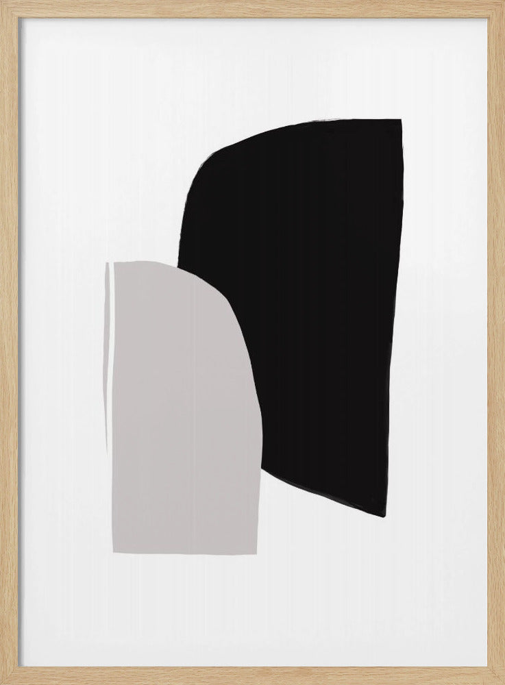 Monochrome Shapes | Poster