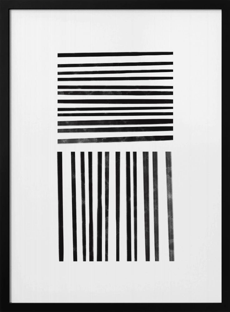 Parallel Black Lines | Poster