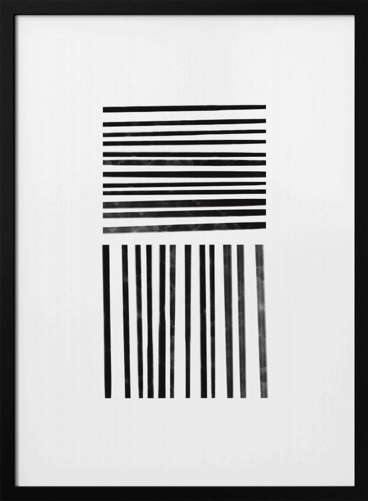 Parallel Black Lines | Poster