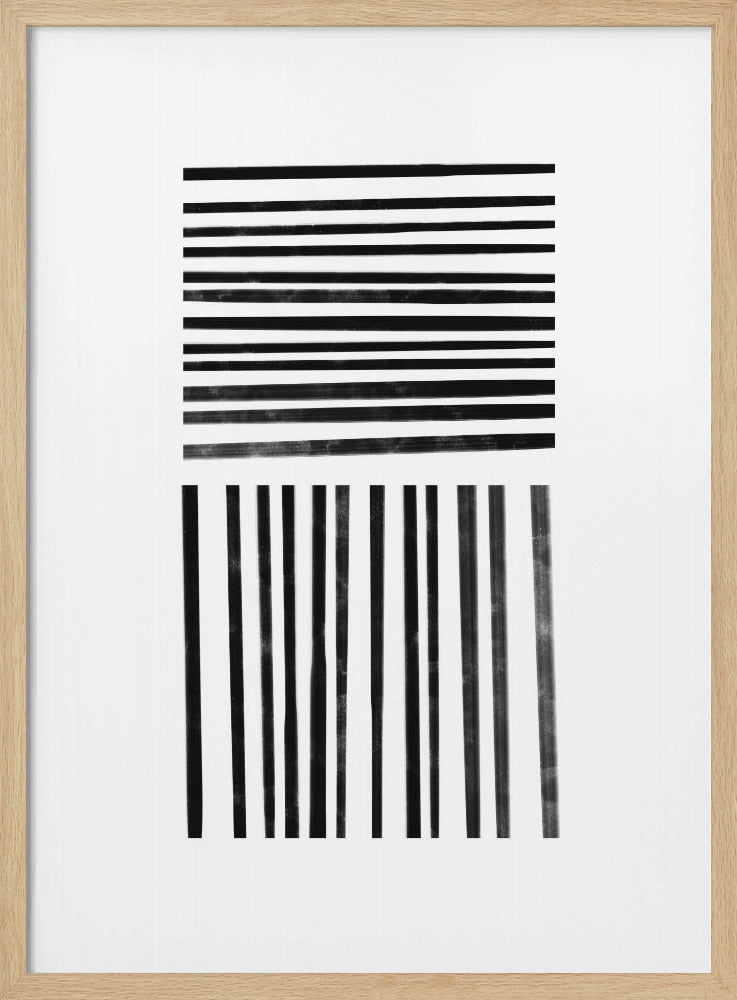 Parallel Black Lines | Poster