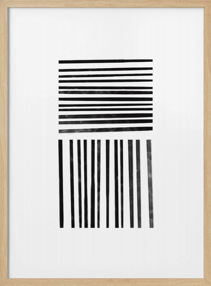 Parallel Black Lines | Poster