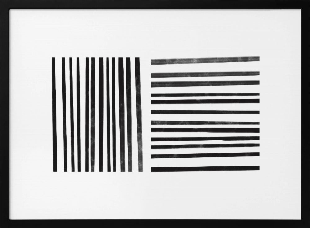 Parallel Black Lines | Poster