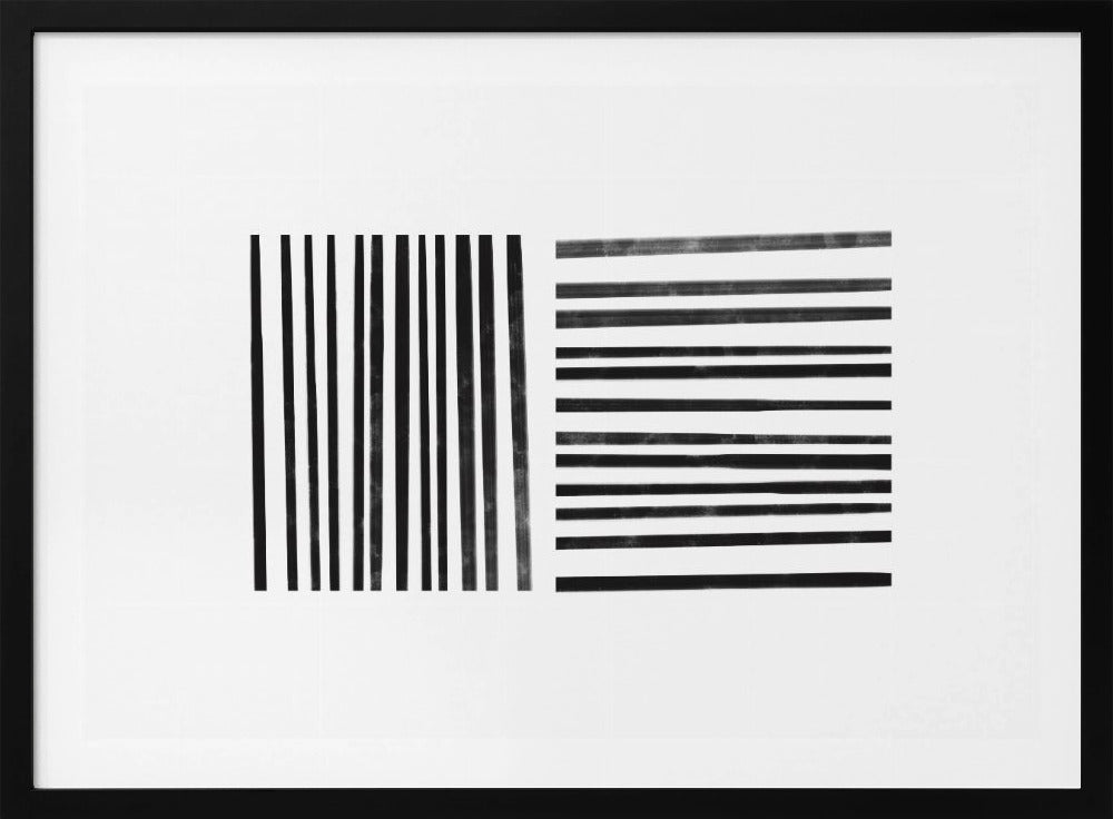 Parallel Black Lines | Poster