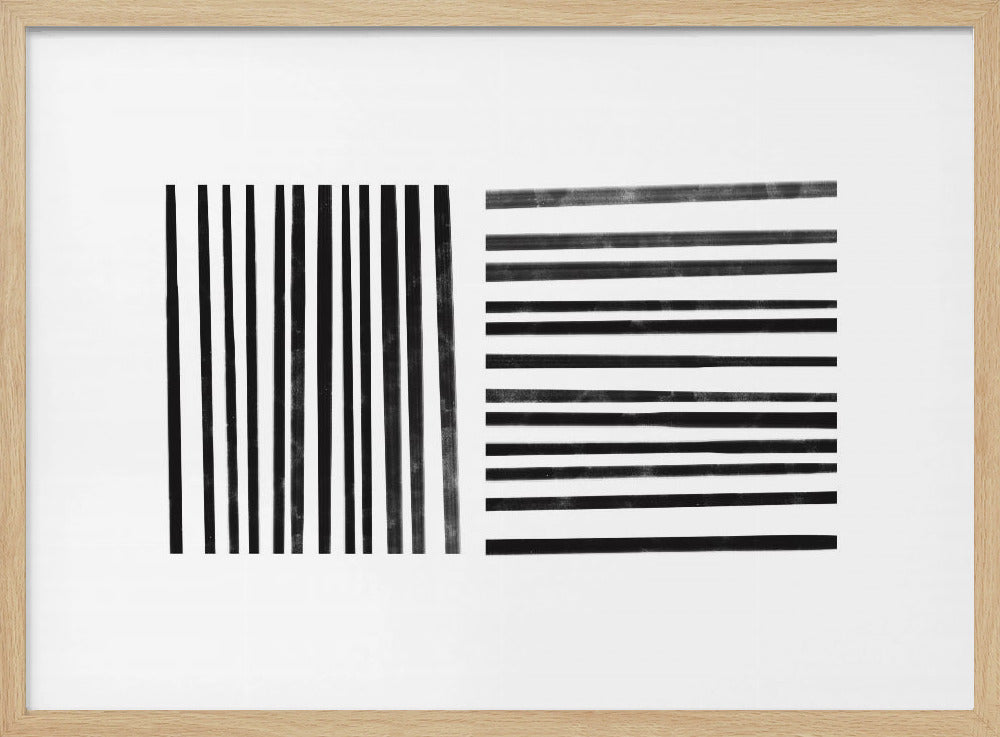 Parallel Black Lines | Poster