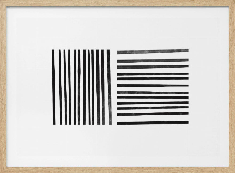 Parallel Black Lines | Poster