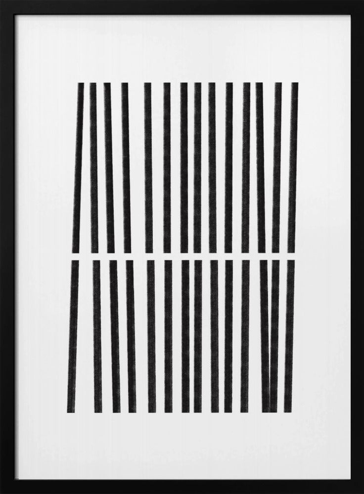 Parallel Black Lines | Poster
