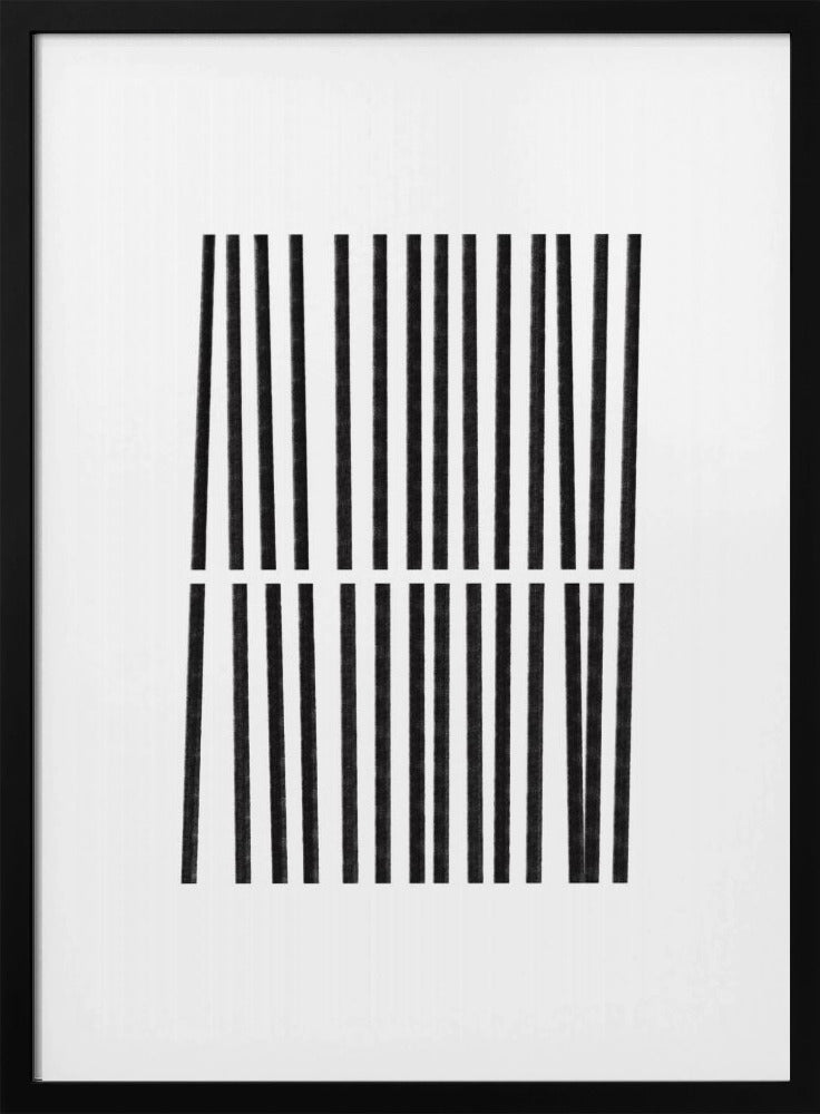 Parallel Black Lines | Poster