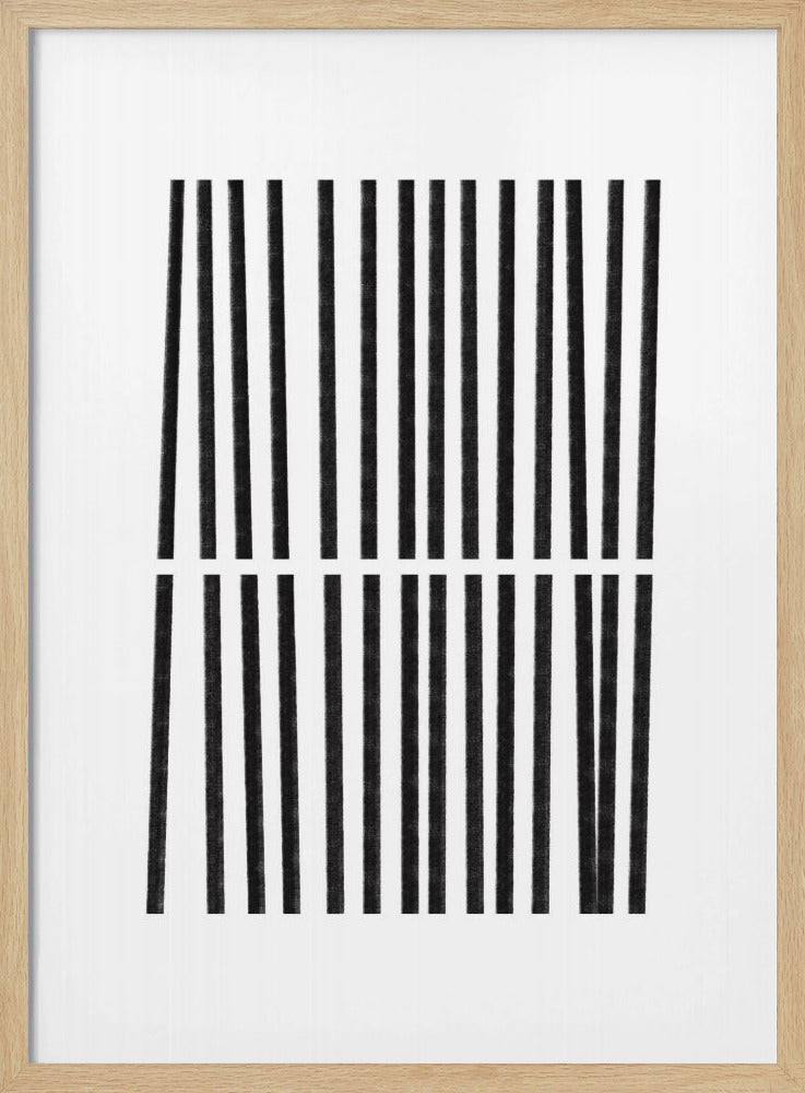 Parallel Black Lines | Poster