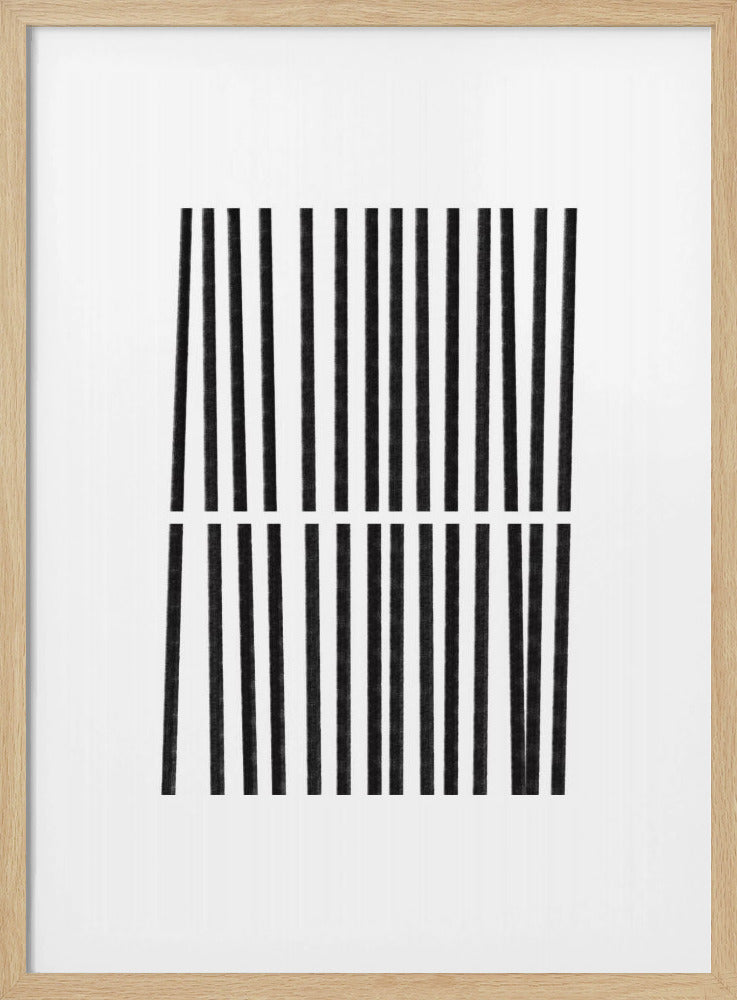 Parallel Black Lines | Poster