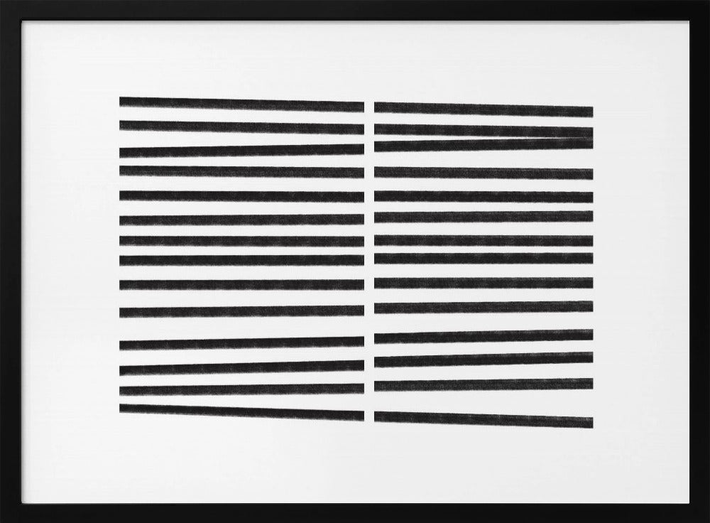 Parallel Black Lines | Poster