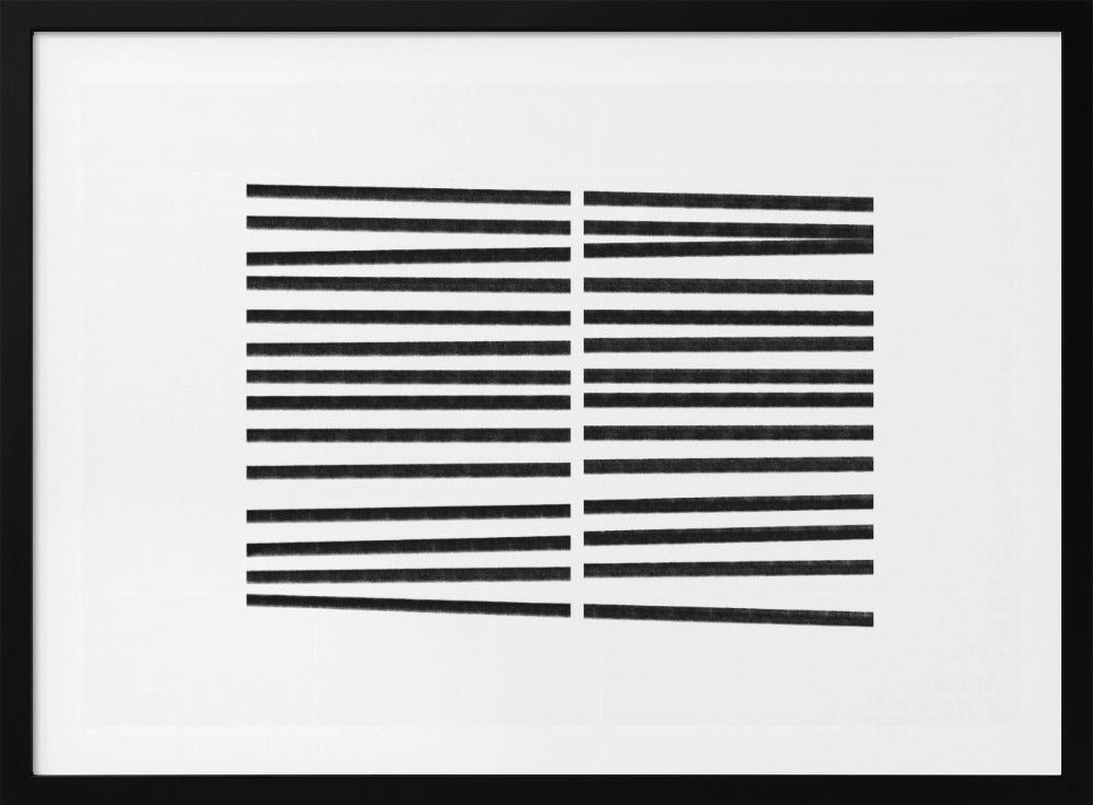 Parallel Black Lines | Poster