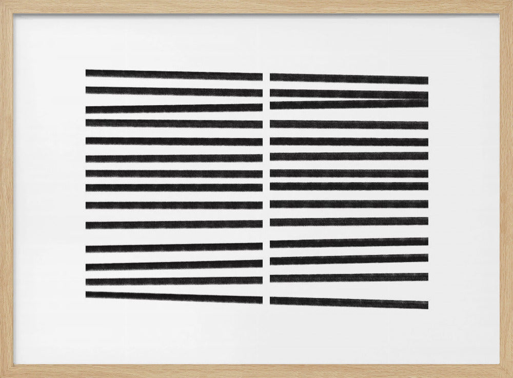 Parallel Black Lines | Poster