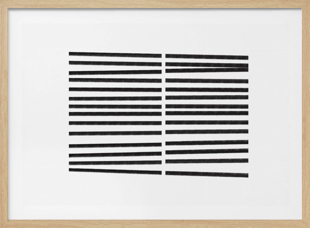 Parallel Black Lines | Poster
