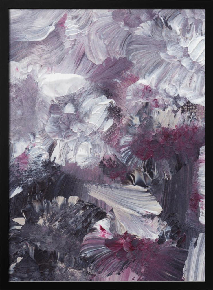 Floral Expressionist Brushstrokes | Poster