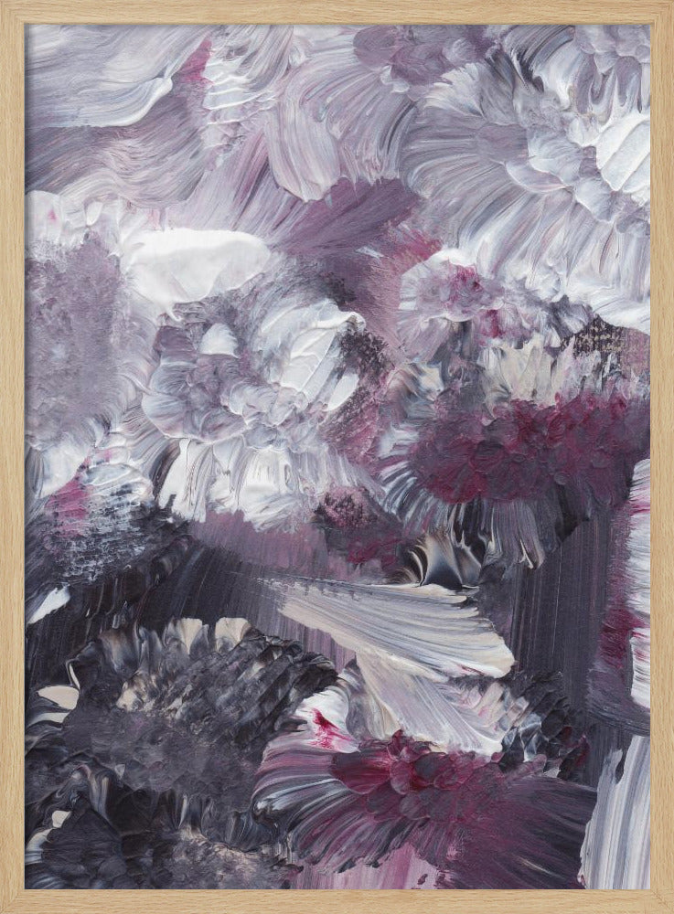 Floral Expressionist Brushstrokes | Poster