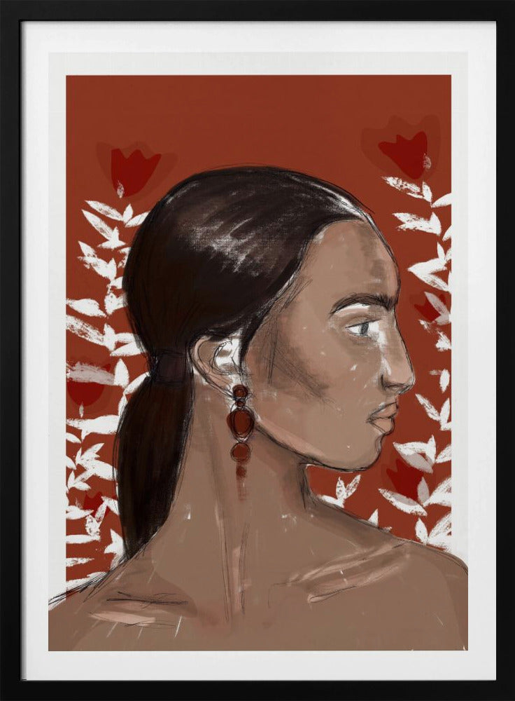 Crimson Elegance | Poster