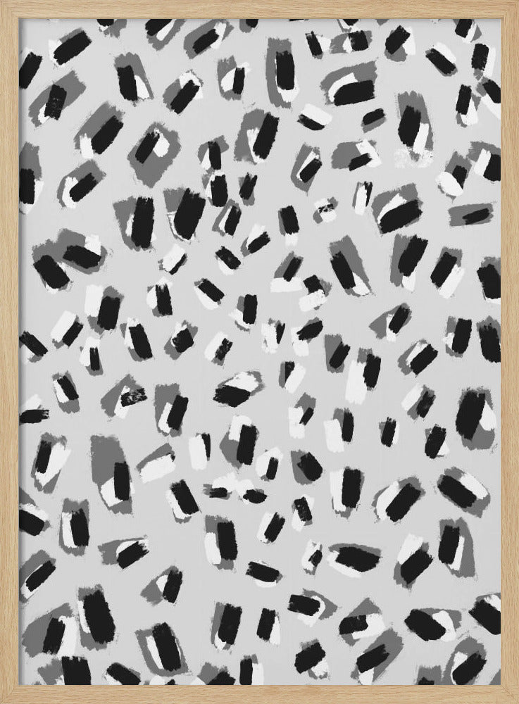 Monochrome Chaos | Poster