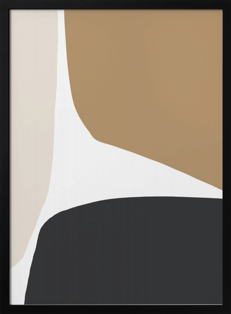 Geometric Shapes in Neutral Tones | Poster