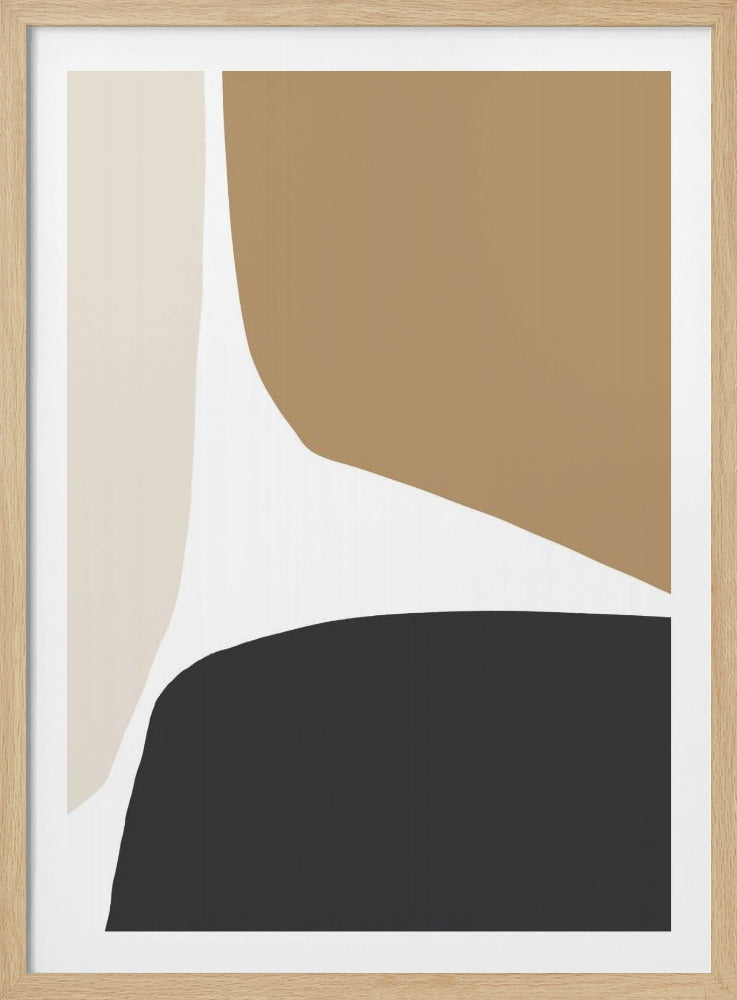 Geometric Shapes in Neutral Tones | Poster
