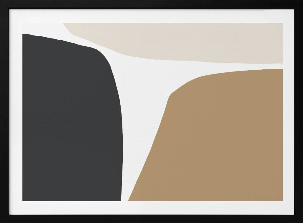 Geometric Shapes in Neutral Tones | Poster