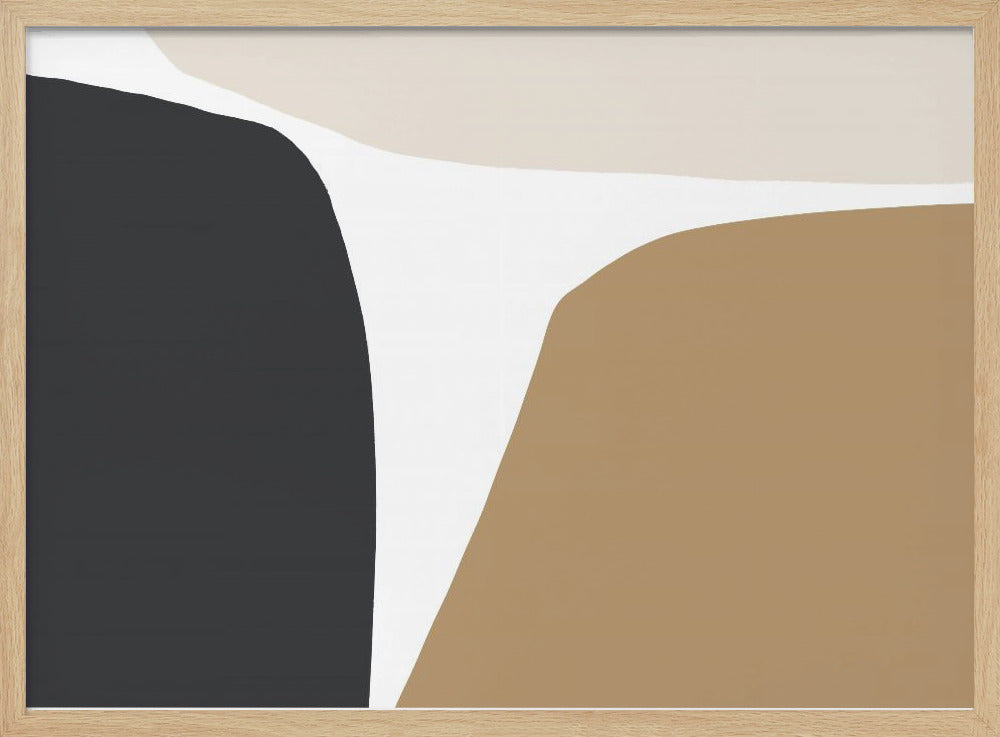 Geometric Shapes in Neutral Tones | Poster
