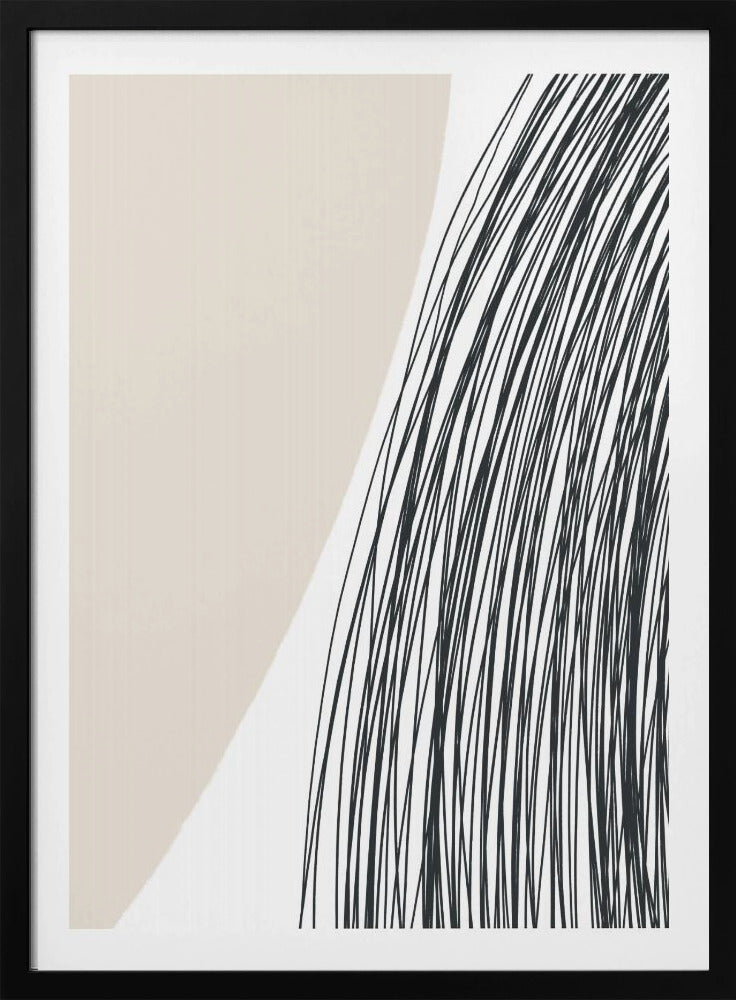 Curved Lines Harmony | Poster
