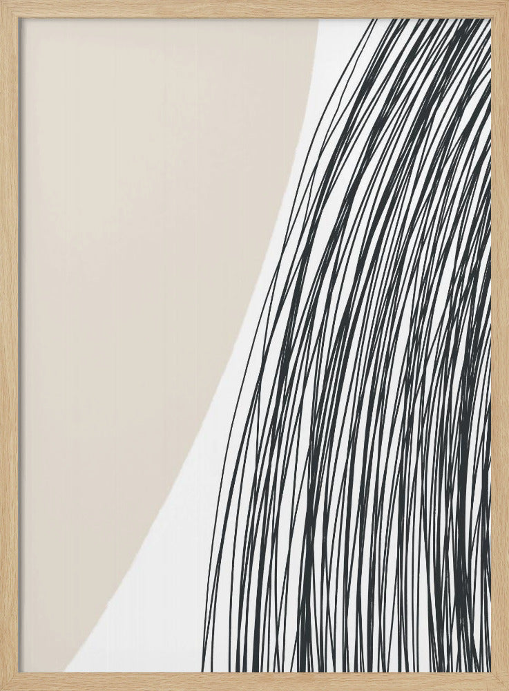 Curved Lines Harmony | Poster
