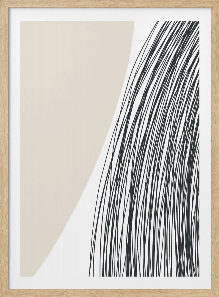 Curved Lines Harmony | Poster