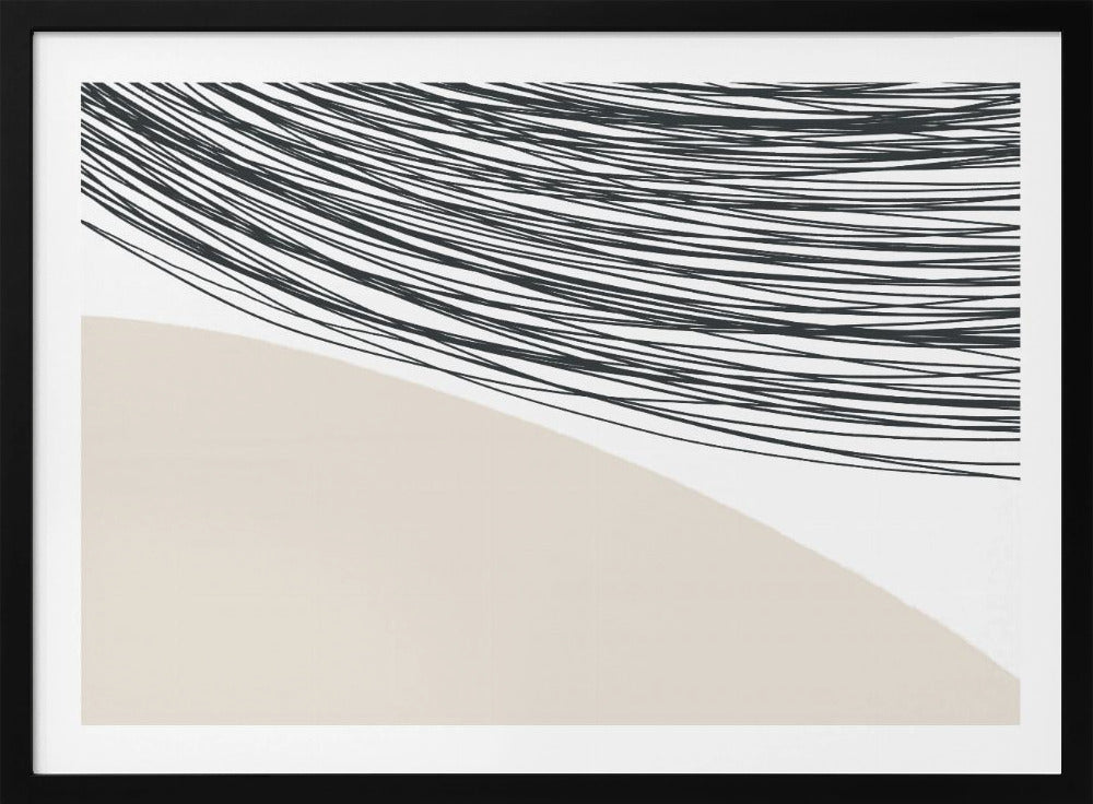 Curved Lines Harmony | Poster