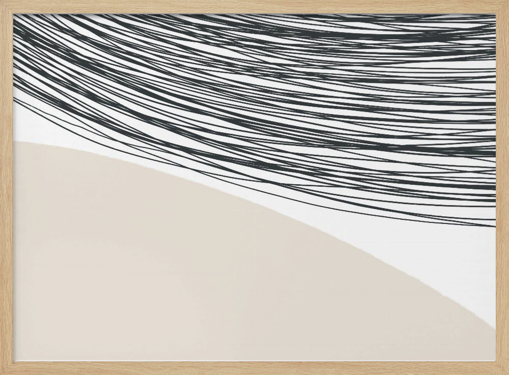 Curved Lines Harmony | Poster