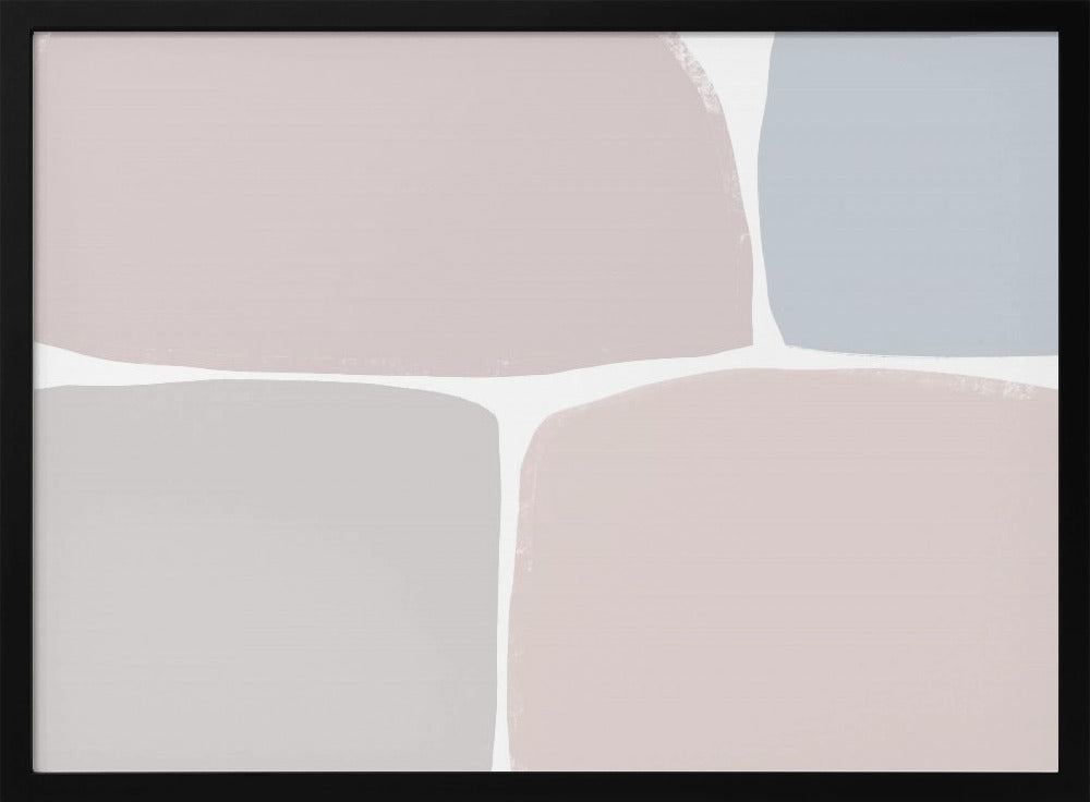 Pastel Tones with Geometric Shapes | Poster