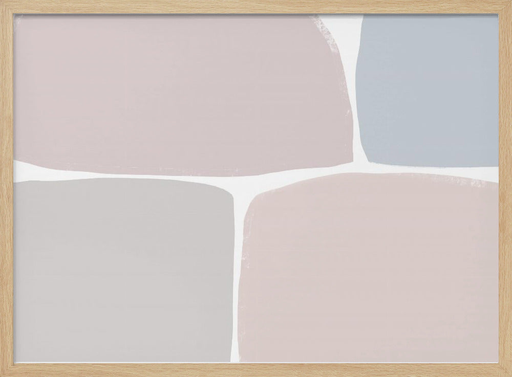 Pastel Tones with Geometric Shapes | Poster