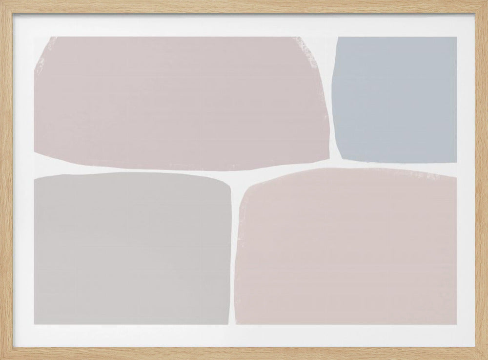 Pastel Tones with Geometric Shapes | Poster