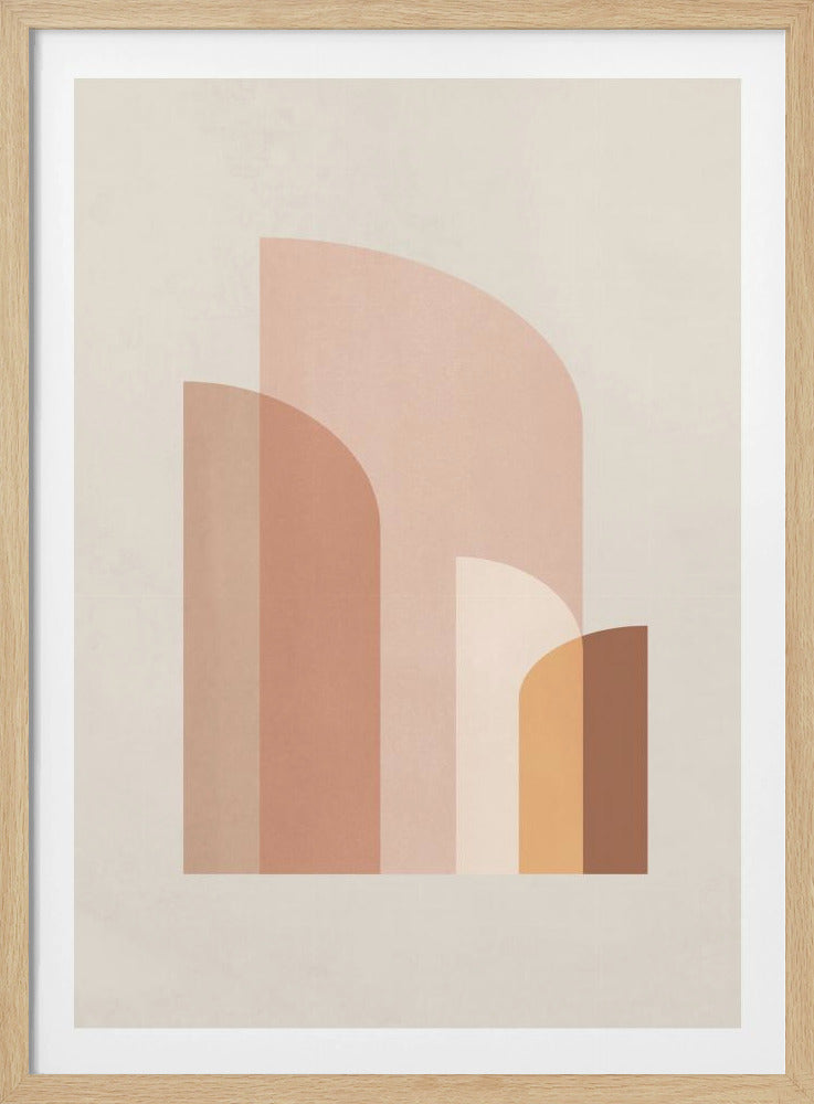 Retro Geometric IV | Poster