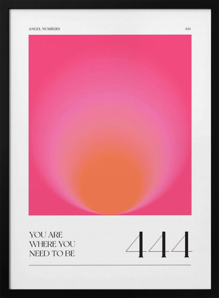 Gradient with Shades of Pink and Orange | Poster