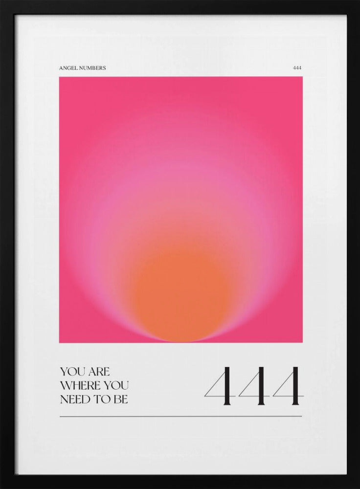 Gradient with Shades of Pink and Orange | Poster