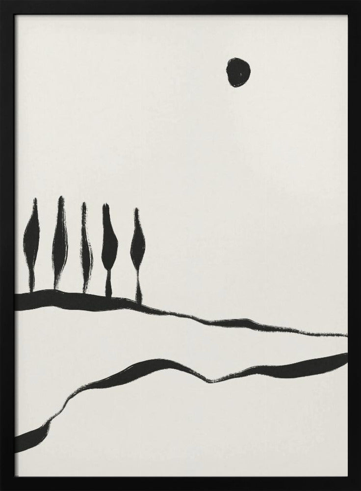 Minimal Line Landscape #1 | Poster