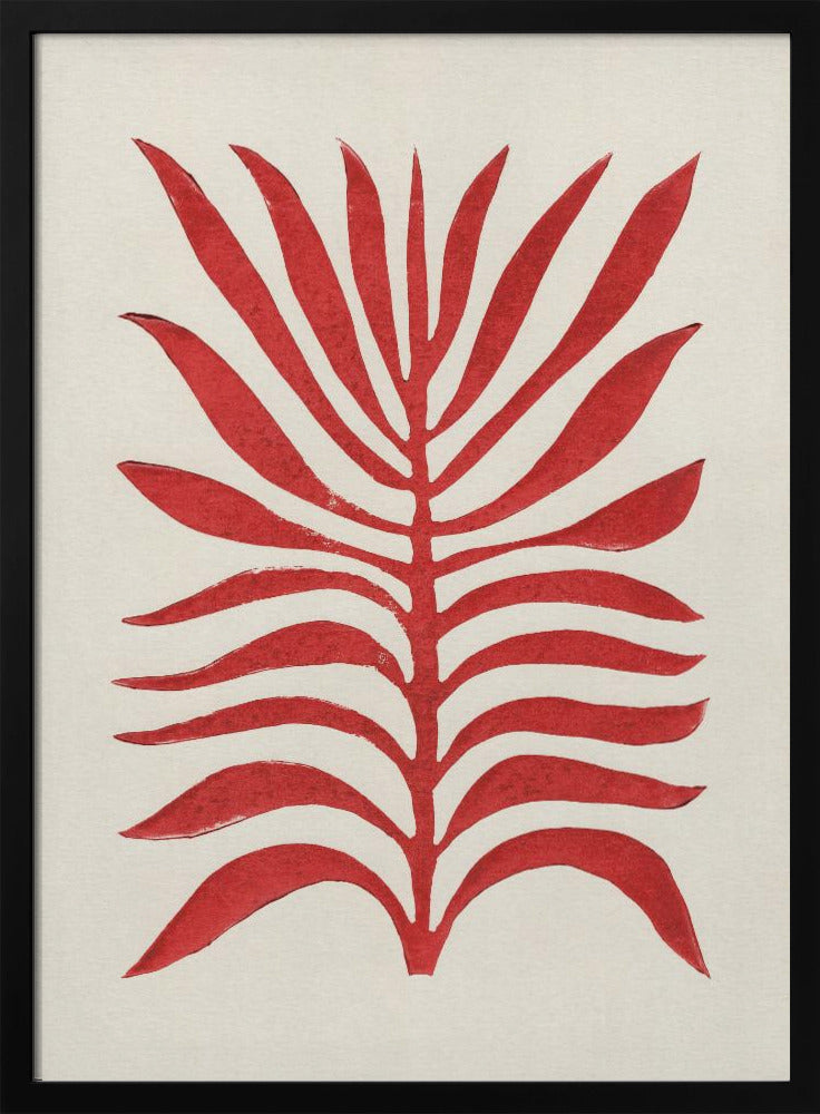 Red Branch / Lino Print | Poster